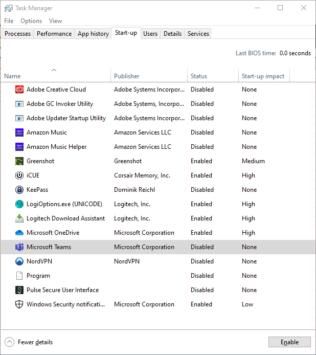 Windows - Stop Skype for Business from auto starting