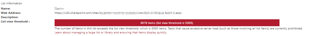 SharePoint - Bypassing 5,000 item limit via PnP