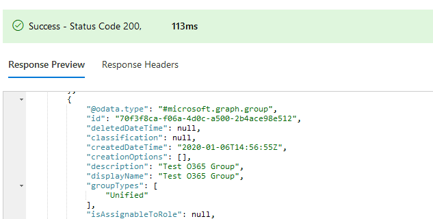Office 365 - Getting groups a user is an owner/manager of